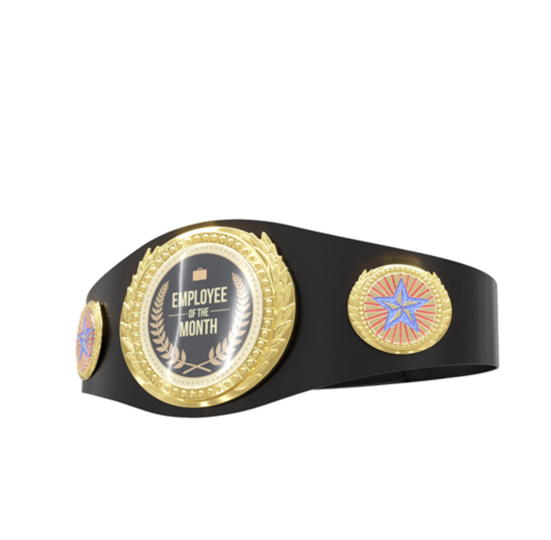 Express Lightweight Championship Belt - Center & Side Plates - Vibraprint®, Texture Tone